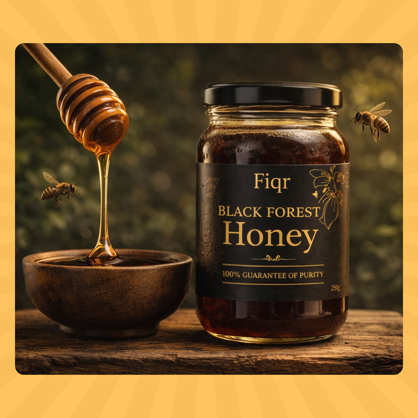Fiqr Black Forest Honey (250g)